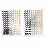 BESPORTBLE 2 Blätter 108 Selbstklebende Aufkleber Für Den 60 Geburtstag – Zahl Aufkleber Für Jubiläumsfeiern - Scrapbooking Und Geschenkverpackungen