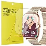 Blueshaweu Schutzfolie Kompatibel für FMK Smartwatch Damen 1.69‘’, HD klar Flexible TPU Displayschutzfolie für FMK Smartwatch I18 (6 Pack)