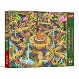 Trefl Premium Plus Qualität – Das unmögliche Labyrinth-Puzzle: Lustige Capybaras – 500 Teile, Serie „Zeitlose Themen“, perfekte Passform, für Erwachsene und Kinder ab 10 Jahren