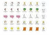 Grundschulsticker / 12 Motive / 210 Sticker insgesamt/Grundschul Sticker/Sticker für die Grundschule/Lehrergeschenk