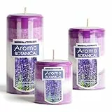 YD LIFE Runde Duftkerze Set, Lavendel-Duft, Gesamtbrenndauer bis zu 35 Stunden, Hochwertiger Docht, Perfekte Geschenke für Geburtstage, Feste und mehr