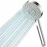 Magichome Duschkopf,Hochdruck Duschkopf Wassersparend mit 5 Strahlarten, Duschkopf Druckerhöhend Turbogeladenes Design Hochdruck Handbrause Dusche für Baden