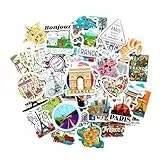 Frankreich sticker Paris aufkleber Frankreich France stickeres set sticker mädchen laptop scrapbook stickers laptop reisen travel aufkleber Paris deko