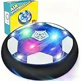 lenbest Air Power Fußball - Fussball Geschenke Jungen - Kinderspielzeug Kinder Spielzeug ab 3 4 5 6 7 8 9 10 Jahre Jungen - LED Wiederaufladbar Indoor Fußball - Fussball Spiele Hover Ball
