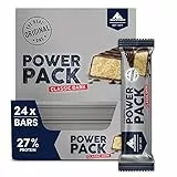 Multipower Power Pack Classic Dark Protein Riegel, Eiweißriegel mit 27% Protein, klassischer Bar als gesunder Sport-Snack, mit leichter Banane-Vanille-Note, 24 x 35 g