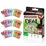 WUSJCOF 144 Karten Monopoly-Deal Kartenspiel Brettspiele Schnelles Spiel für Kinder und Familien Familien Spielablauf (ab 8 Jahren)