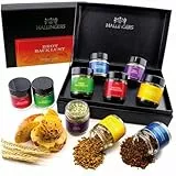 Hallingers Genuss Manufaktur Brotgewürze Geschenkset – 5 Premium Gewürze für Brot, Grillen & BBQ in edler Geschenkbox, handgemacht, ideale Geschenkidee für Männer & Hobbybäcker, auch zu Weihnachten