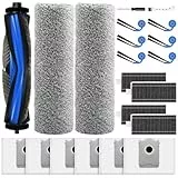21 Stück Zubehör Set für Ecovacs Deebot X9 PRO Omni Saugroboter, Ersatzteile mit 1 Hauptbürste, 6 Staubbeutel, 2 Wischwalze, 4 Filter, 6 Seitenbürsten, 1 Reinigungsbürste, 1 Schraubendreher