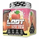 LOOT Energy Drink | Konzentration, Ausdauer, Reaktionsfähigkeit | 50 Servings (400g) mit Koffein & 20 einzigartigen Inhaltsstoffen | Flow-State Formel | Pixel Peach Ice Tea