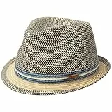 Barts Fluoriet Trilby Strohhut Sommerhut Sonnenhut Strandhut Damen/Herren - Sommer Frühling-Sommer - One Size blau