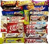 CAPTAIN PLAY | Snack Box mit verschiedenen Schokoriegeln | 20-teilig