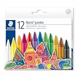 STAEDTLER 229 NC12 jumbo Wachsmalkreiden Noris Club, 12 Stück im Kartonetui