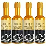 4 Stück Katalysator Reiniger, Sofortiger Praktischer Autoabgasreiniger, Motor Turbolader Reiniger, Katalysator Reinigers Geeignet für Benzin, Diesel, Hybrid, 120ml