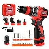 TEENO Professioneller Akku-Bohrschrauber-Set, 18 V, bürstenlos, 20 + 3, 45 Nm, 2 Geschwindigkeiten