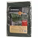 NOOR Holz-Abdeckplane 1,5 x 12 m I wasserdichte Abdeckplane mit Ösen aus extrem belastbarem PE-Gewebe 210 gr/m² I Hochwertige & schützende Gewebe-Plane I 2 Jahre Garantie I Outdoor geeignet I Grün