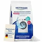 HEITMANN Express Waschmaschinen Reiniger: entfernt Kalk, Ablagerungen und Gerüche, Maschinenreiniger, 250 g