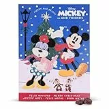 Wawi Adventskalender Peppa Pig, Pokemon oder Mickey Mouse – 24 Advent-Türchen gefüllt mit Vollmilch-Schokolade (75g) – Adventskalender mit Weihnachtsdeko zum Ausmalen und Ausschneiden (Mickey Mouse)