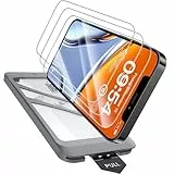 TAURI 3 Stück für iPhone 12/12 Pro Panzerglas 6,1' mit Auto-Installation, Gehärtete Glas Displayschutz, Kratzfest Schutzglas, Anti-Fingerabdruck und Bubbles Schutzfolie