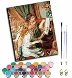 WANGWANGMIAO Malen nach Zahlen für Erwachsene,Kotone-Schwestern-Paint by Numbers Adult, DIY Handgemalt Ölgemälde Geschenk für Home Décor 40x50cm,ohne Rahmen