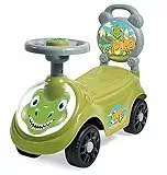 Jamara 464005 Rutscher Dino - Kippschutz, Schub- und Haltegriff, Rutscherfahrzeug