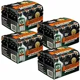 Jägermeister – 96 x 0,02l Premium Kräuterlikör Shots 35% Vol. als Party Geschenk – Aus 56 erlesenen Kräuter – Im Eichenfass gelagert – Das Original aus Wolfenbüttel