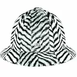 Kangol Faux Fur Stripe Casual Stoffhut Glockenhut (S (54-55 cm) - grau)
