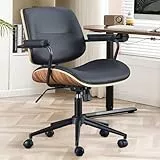 BERYTH bürostuhl ergonomisch für homeoffice Bürostuhl mit Armlehne Medieval Modern Schreibtischstuhl 360°Drehbar Drehstuhl Höhenverstellbar Bürostuhl, Arbeitszimmer, Schlafzimmer bis 136 kg