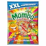 Mamba Fruitparty - 1 x 500 g - Leckere Kaubonbons in fünf fruchtigen Geschmacksrichtungen – Fruchtgummi Mix einzeln verpackt und ideal zum Teilen