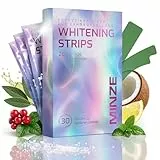 Schonende Zahnaufhellung Whitening Strips - (28 Stripes) Bleaching Zähne frei von Peroxid für strahlendes Lächeln - schonend Zähn Aufhellung - teeth whitening strips zahnbleaching 14 Anwendungen
