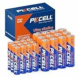 PKCELL Batterie AA AAA Combo, 1,5 V Hochleistungs-Einwegbatterie 12 Doppel A Batterien und 12 Dreifach A Batterien für Tastaturen Uhren Spielzeug Fernbedienungen (10-Jahres-Haltbarkeit) X 24 Stück