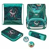 Herlitz Schulranzen UltraLight Plus Green Rex, 16 l