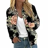 TIMELYE Damen Sommerjacke Army Green M, Locker, Notch-Ausschnitt, Langarm, Polyester, Maschinenwäsche, Cardigan, Sommerjacke