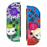 FRTEC – Combo Pack Switch Joker und Harley Quinn, Schutzgriffe, Personalisierung, für Switch und OLED, Kunststoff, Bunt