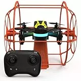Morlyrctooy M17 Anfänger-RC-Quadrocopter Mini-Drohne mit Schutzabdeckung Land- und Luft-Dualmodus Einfaches Indoor Drone 3D-Flip-Funktion Kopfloser Modus Ein-Tasten-Bedienung