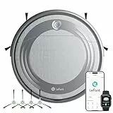 LEFANT Saugroboter M310G, 4500Pa Staubsauger Roboter mit präziser PSD-Navigation, 180 Min Laufzeit, HEPA-Filter, WLAN Roboterstaubsauger ohne Wischfunktion, ideal für Tierhaare, Teppiche & Hartböden