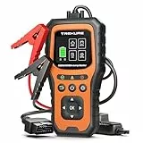 TREKURE 6000A Auto Starthilfe Powerbank mit OBD2 Diagnosegerät und Batterietest, Starthilfe Powerbank für PKW 12V, für Benzin & Diesel bis 10,0L, Tragbare Starthilfe mit LED-Notlicht, V0-Feuerschutz