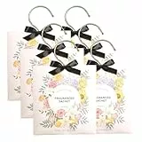 POPOYU 6 Stück Duftsäckchen Kleiderschrank,Aromabeutel,Duftsack Kleiderschrank,Duftsäckchen Kleiderschrank Duft Hanging Scent,Scented Sachet Bags für Schubladen,Schränke,Beseitigung von Gerüche