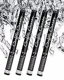 4x XXL (60 cm) Partykanone Partypopper Streamer ®Auto-schmuck (Luftschlangen Silber)