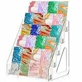 Kartenständer Postkartenständer Acryl 5 Stöckiger - 33,5 x 30 x 22CM - Grußkarten Postkartenständer für Geburtstagskarten Einzelhandelsschaufenster Graded Cards PSA-Karten Sportkarten Grußkarten Aufk