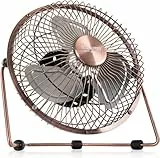 Stagecaptain TV-60U MkII 6' USB-Tischventilator - Ideal für Schreibtische und kleinere Wohnräume - 6' großes Lüfterrad - Komplett aus stabilem Metall - Stufenlos neigbar - An USB-Buchse zu betreiben