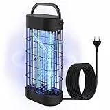Insektenvernichter, EUQQZU 22W Mückenfalle effektiv deckt 100㎡ UV-Licht Elektrische Mückenlampe Nicht Toxisch Indoor Insektenlampe Fliegenfalle Elektrisch für Schlafzimmer Küche Garten Patio