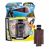 Heroes of Goo Jit Zu – Dehnbare Minecraft-Figuren, Enderman mit Enderperle zum Sammeln, einzigartige elastische Füllung mit versteckten Elementen im Inneren, bis auf die dreifache Größe dehnbar