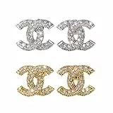 Generisch Damen sterlingsilber Ohrringe kette set gold silber 925 Halskette Ohrstecker schmuck 100% Wasserfest (Gold Set Ohrrringe Kette)