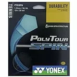 YONEX Saitenset Poly Tour Spin, Blau, 12 m, 0195220121800010