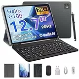 Blackview Link 8 Tablet 12.7 Zoll 2K+ FHD 2160 * 1600, Android 15 Gemini AI MediaTek G100 18GB RAM+256GB ROM+2TB TF 8400mAh/PC Modus/Widevine L1/Face ID/16MP+13MP Gaming Tablet mit Tastatur und Stift