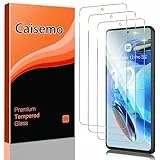 Caisemo Displayschutzfolie aus gehärtetem Glas, Schutzfolie Handy für Xiaomi Redmi Note 12 Pro, Note 12 Pro+ 5G, Härtegrad 9H, kratzfest, weiche Haptik, 3 Stück