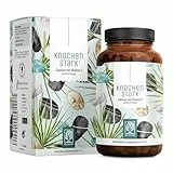 NATURTREU® Calcium hochdosiert mit Vitamin C vegan - 120 Kalzium Kapseln 800mg hochdosiertes Calcium pro Tagesdosis - Ohne Zusatzstoffe