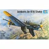 Trumpeter 03213-1/32 Junkers Ju 87A Stuka Modellbausatz, Mittel