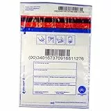 300 x Sicherheitstaschen: 195 x 265 + 30 mm Bon, Druck: ' von, an, Datum, Betrag, Verpackt, Unterschrift '