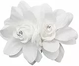 Haarspange für Damen, Blumen, Haarspange, Haarschmuck, modisch, Hochzeit, Haarschmuck, Weiß, Andere Edelsteine